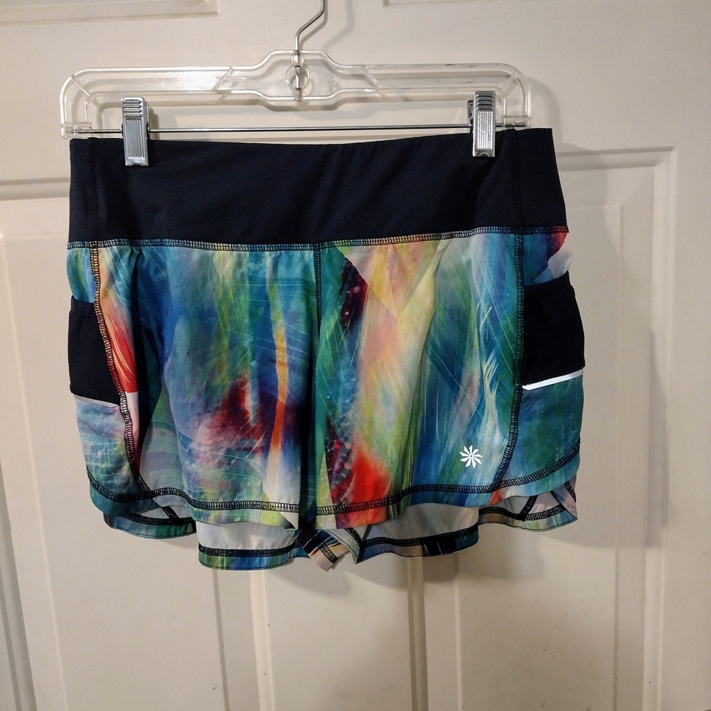 Athleta Tropea Ready Set Shorts Multicolor Size Small